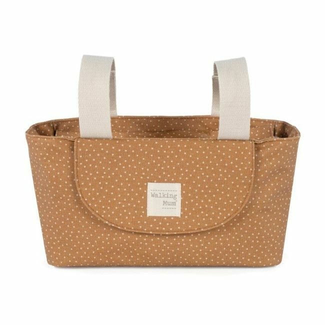 Walking Mum Stroller Organiser Poppy Dots Cinnamon 1120800327