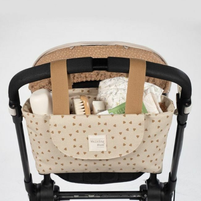 Walking Mum Organizador de Carrinho Poppy Hearts Cinnamon 1120800329