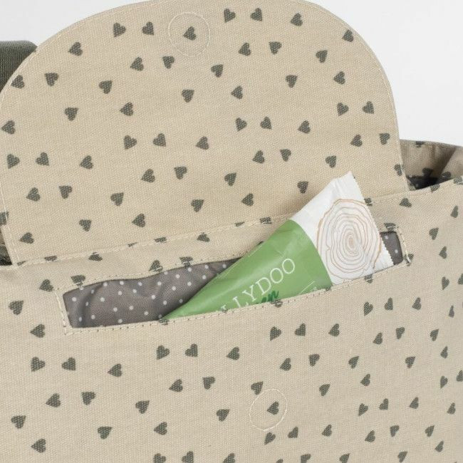 Walking Mum Organizador de Carrinho Poppy Hearts Moss 1120800328