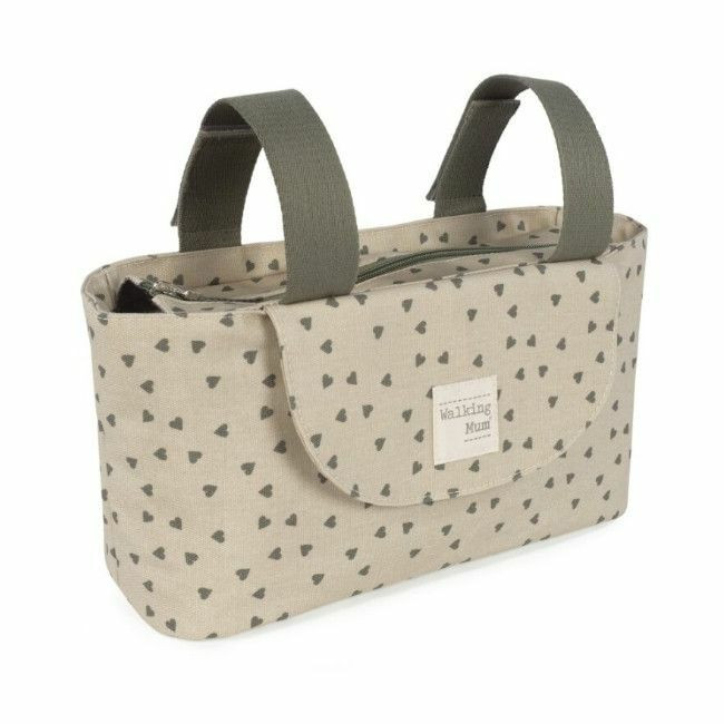 Walking Mum Organizador de Carrinho Poppy Hearts Moss 1120800328