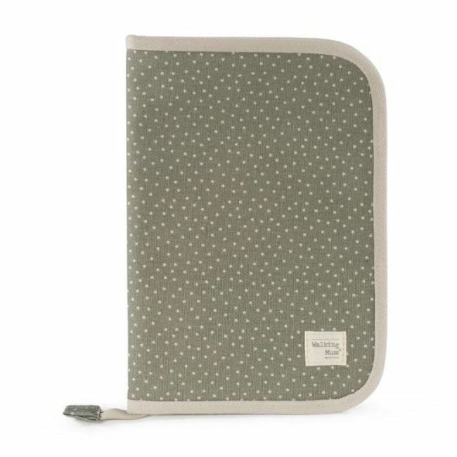 Walking Mum Document Holder Poppy Dots Moss 1120800338