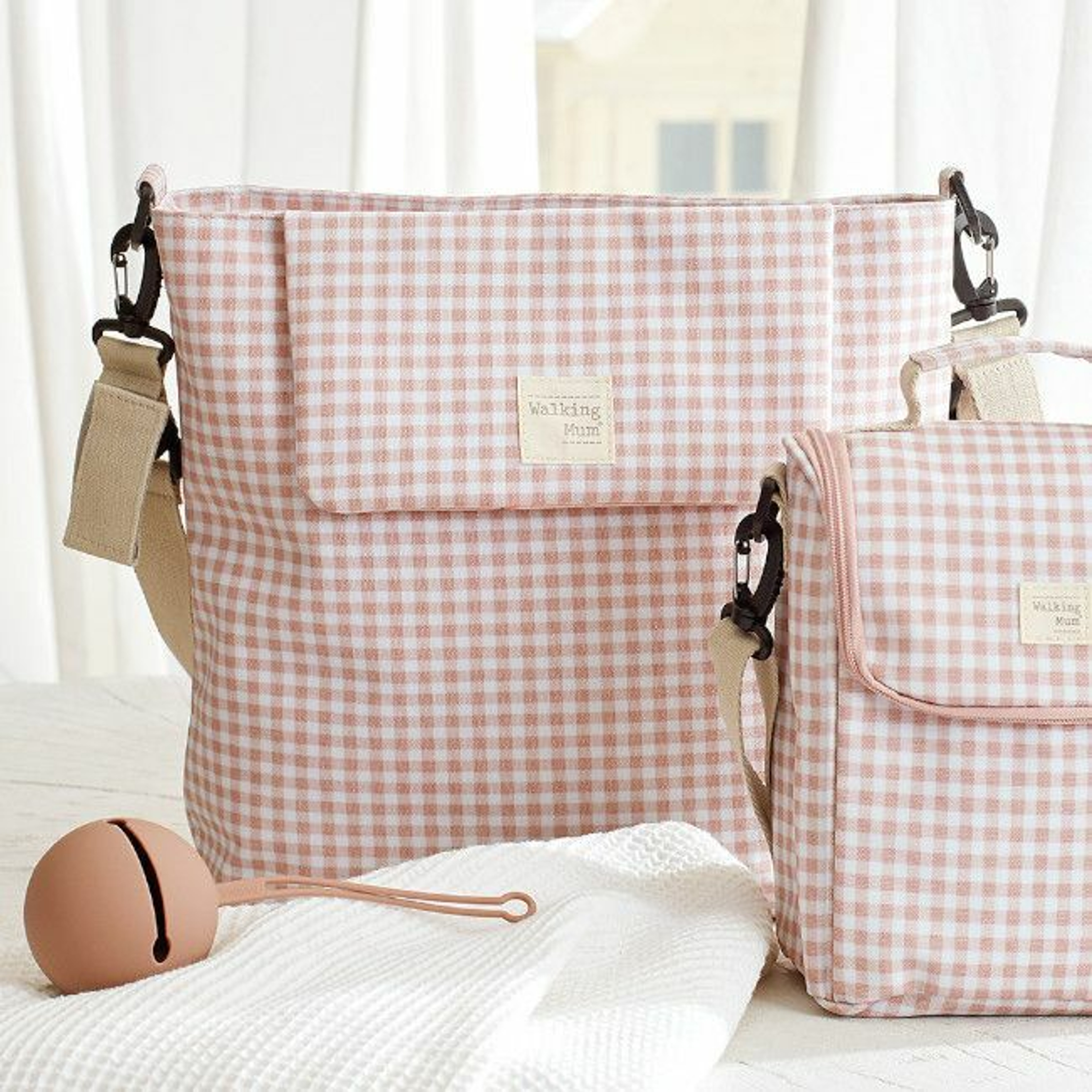 Walking Mum Saco de Carrinho I Love Vichy Rosa 36300