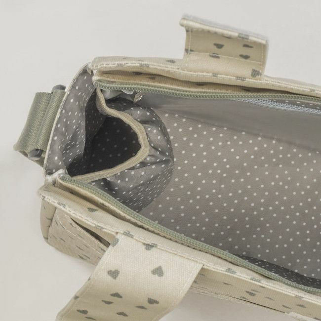 Walking Mum Saco de Carrinho Poppy Hearts Moss 1120800320