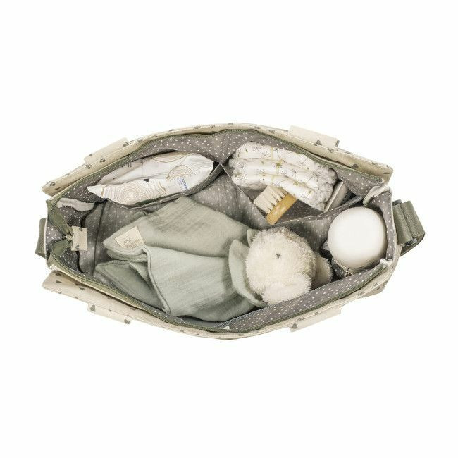 Walking Mum Saco de Carrinho Poppy Hearts Moss 1120800320