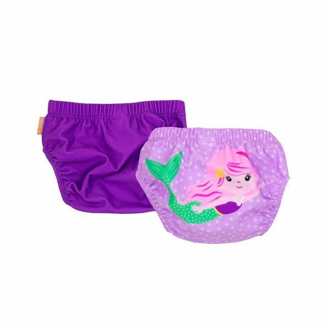 Zoocchini 2 Swim Nappies UPF50+ Mermaid 6-12M ZOO-014-005/S