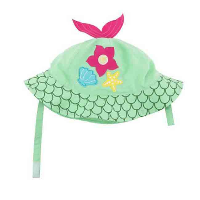Zoocchini UPF50+ Mermaid Hat 12-24M ZOO-005-005