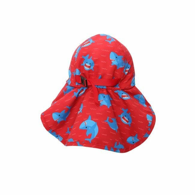 Zoocchini Chapéu de Abas Proteção UPF50 Tubarão Azul 6-24M ZOO-015-001