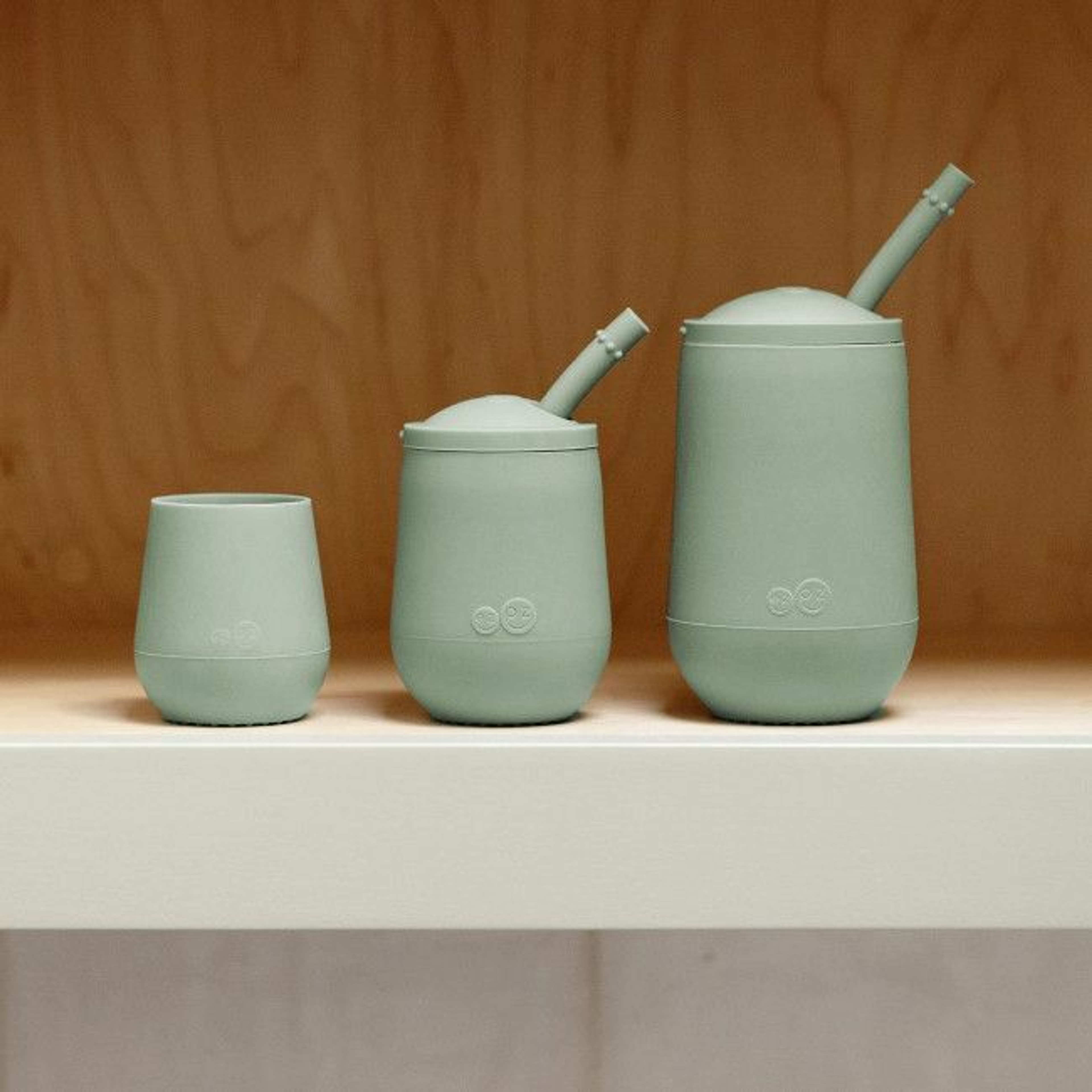 ezpz Conjunto de Copos de Desenvolvimento Verde Nórdico EUDCS001