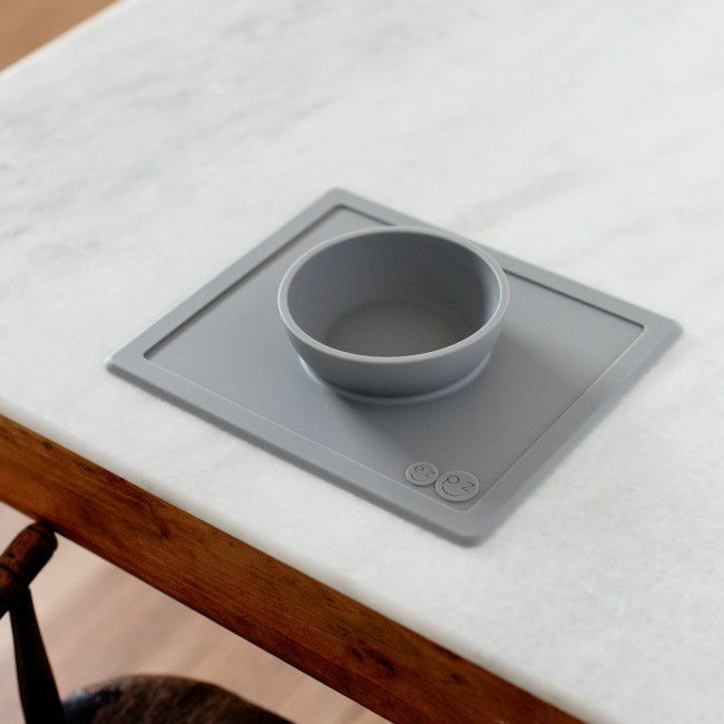 ezpz Happy Bowl Cinza EUHBA005