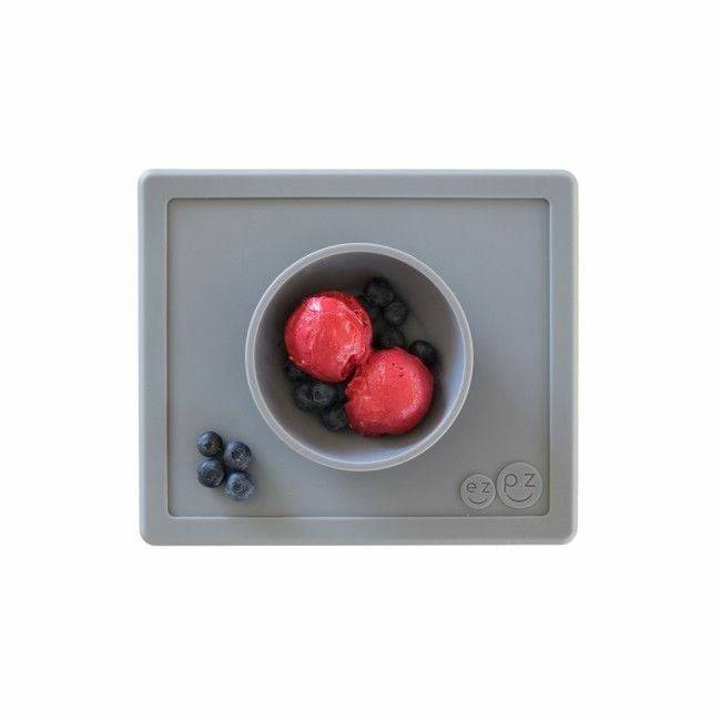 ezpz Happy Bowl Cinza EUHBA005