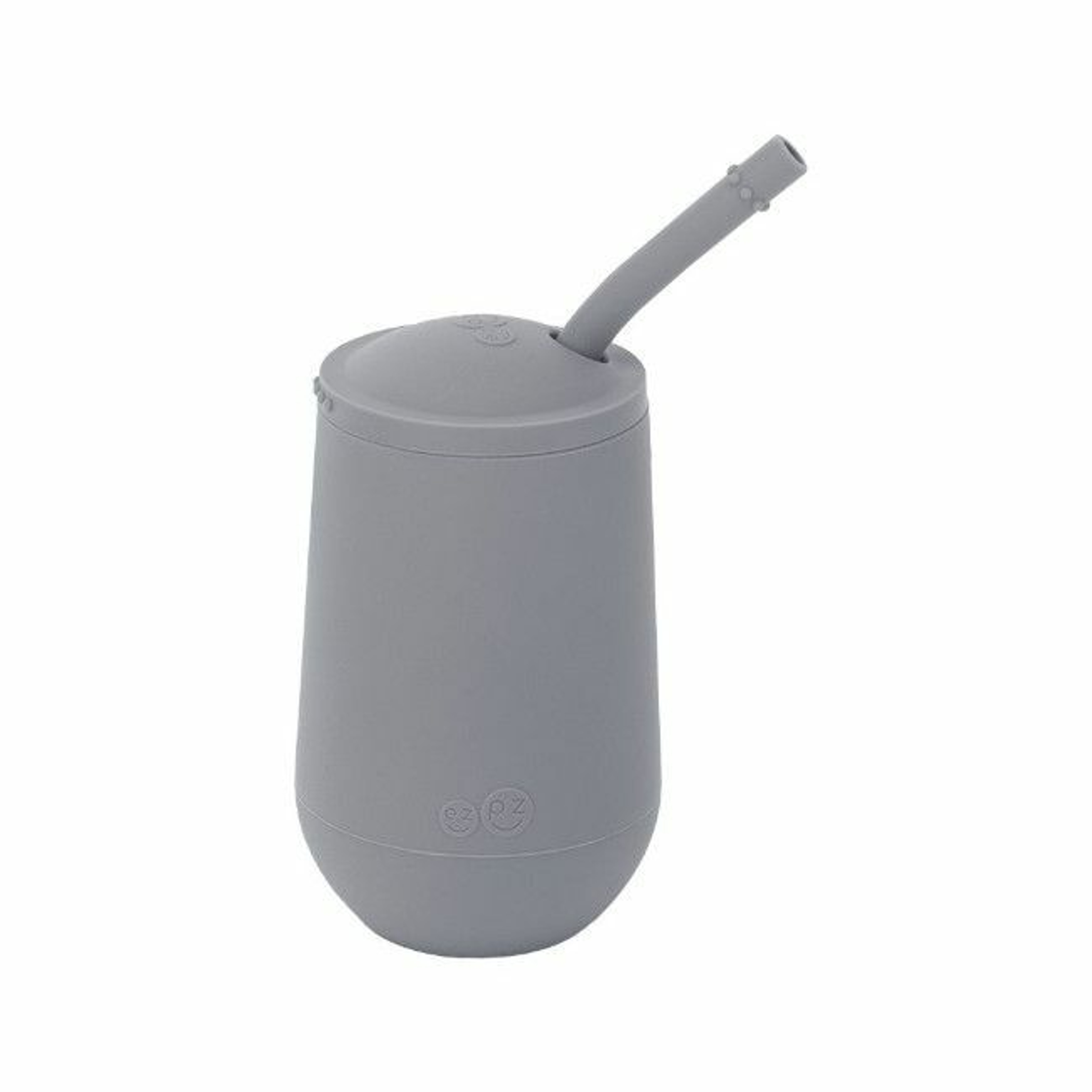 ezpz Happy Cup with Straw Grey EUHCA005