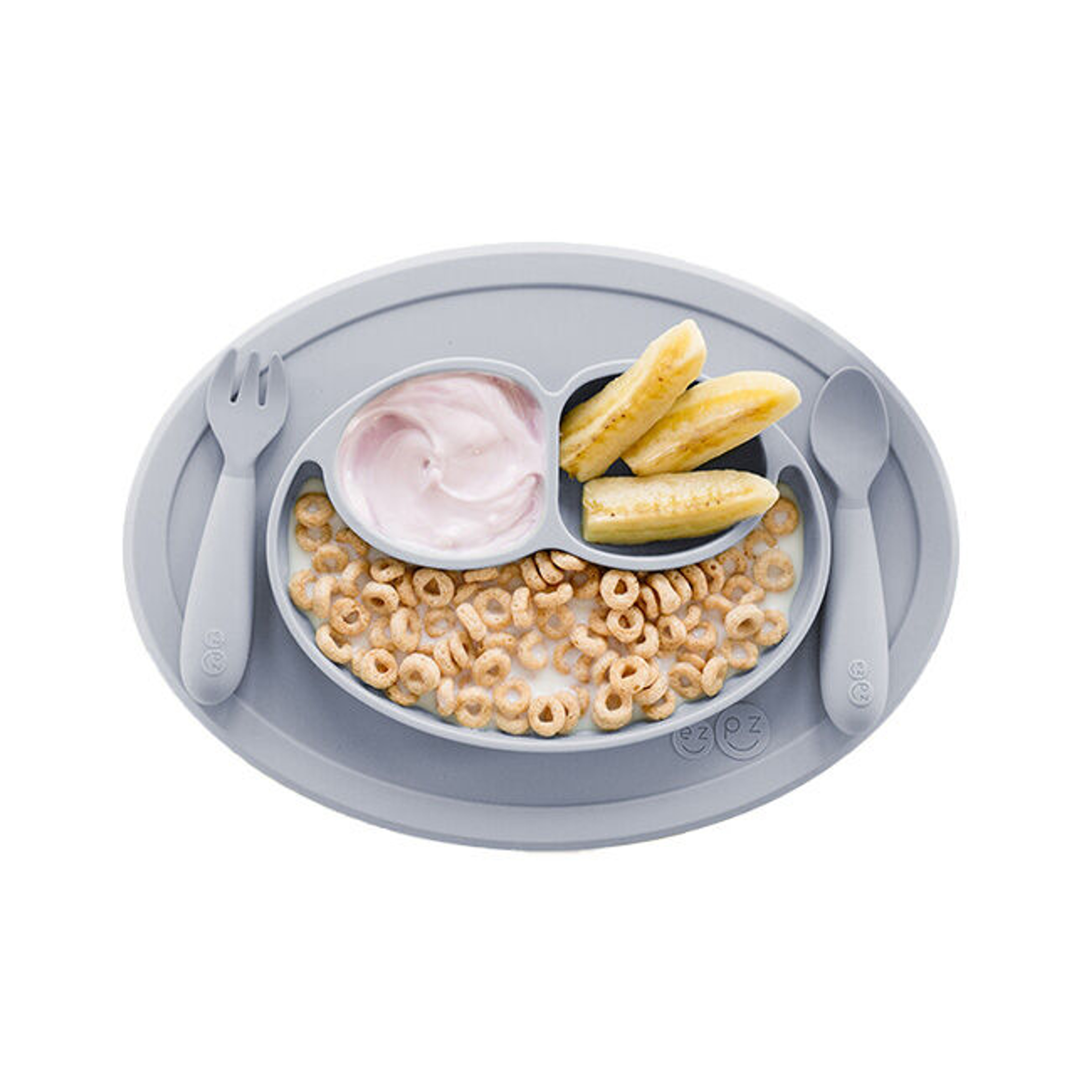 ezpz Mini Conjunto de Alimentação Cinza Nórdico EUMFP003