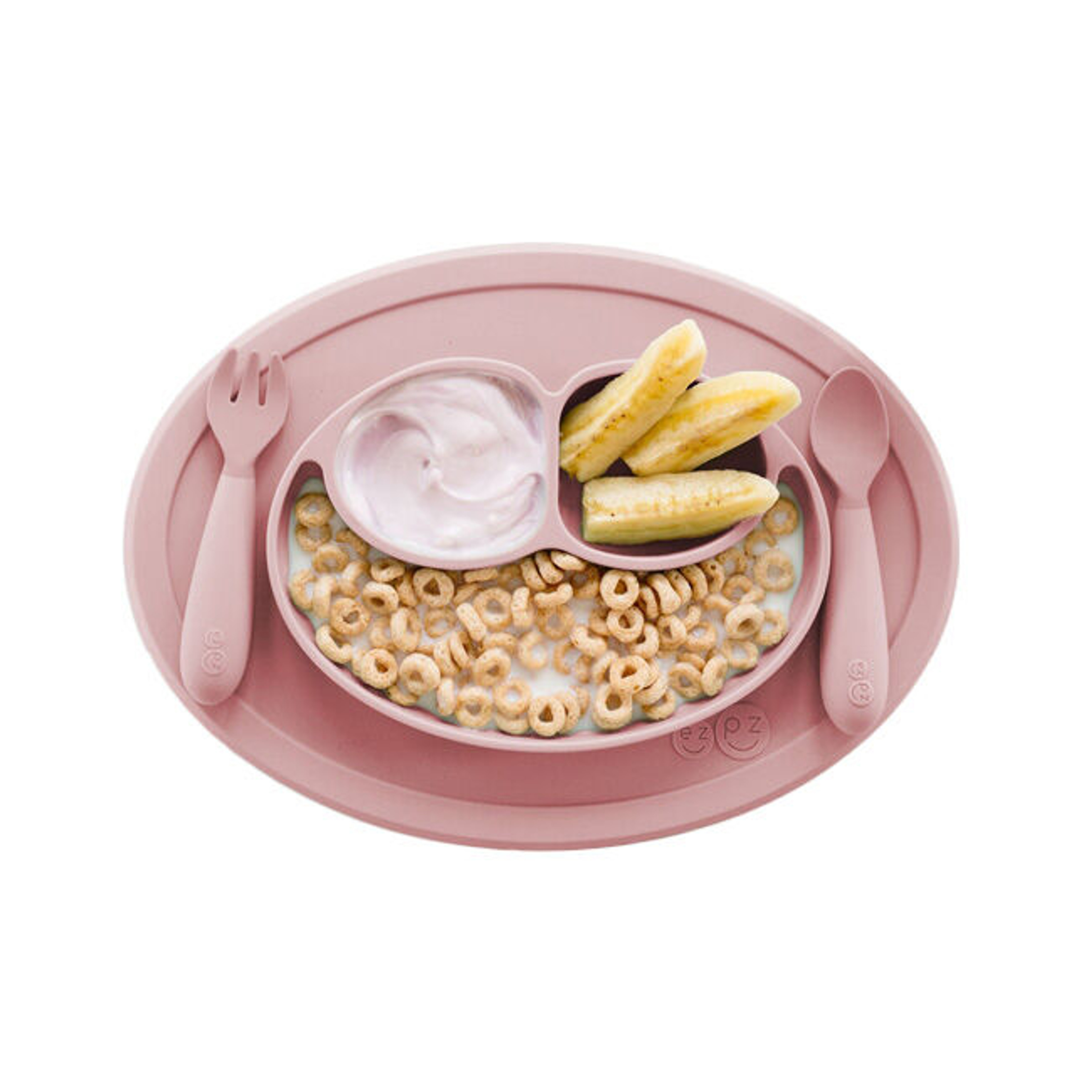 ezpz Mini Conjunto de Alimentação Rosa Nórdico EUMFB005