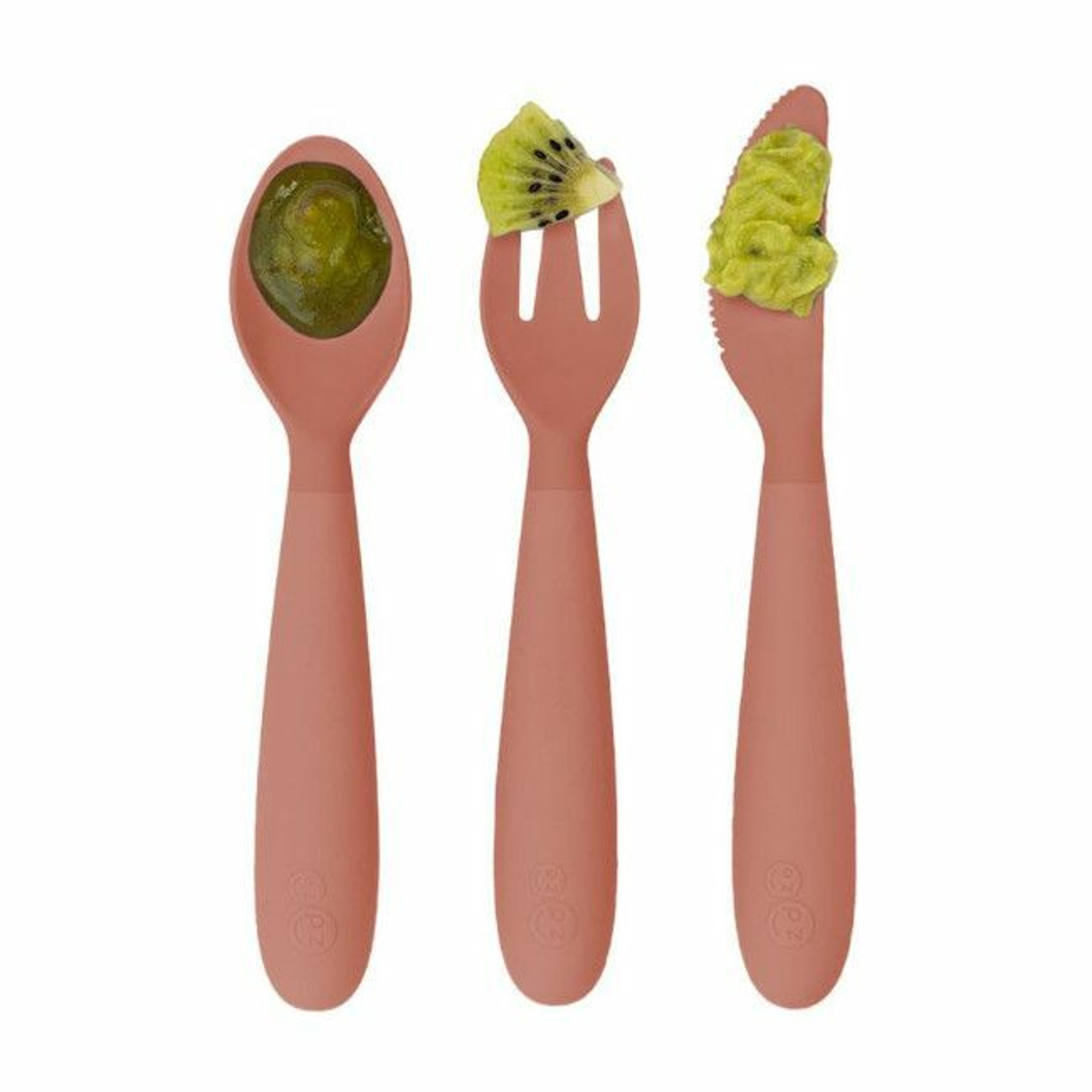 ezpz Pack de 3 Happy Utensils Siena EUHUS003