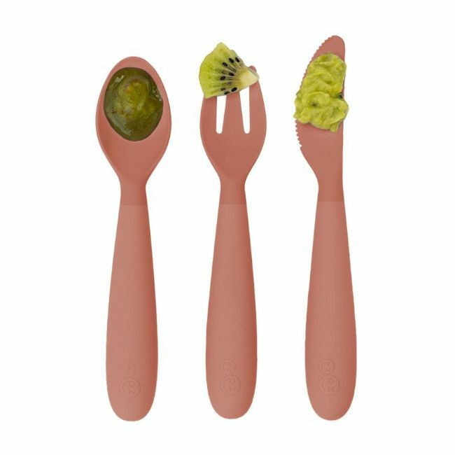 ezpz Pack de 3 Happy Utensils Siena EUHUS003