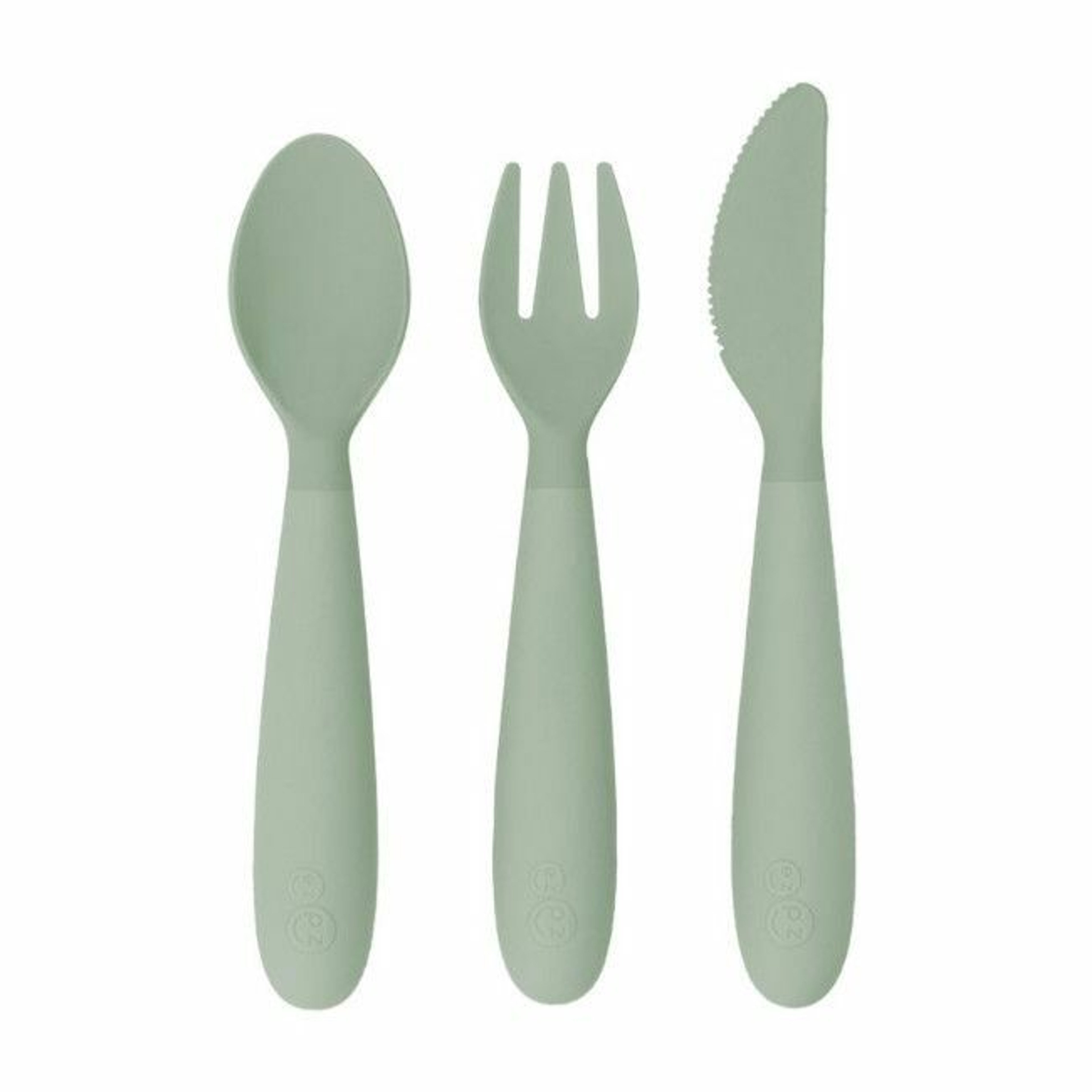 ezpz Pack of 3 Happy Utensils Nordic Green EUHUS001