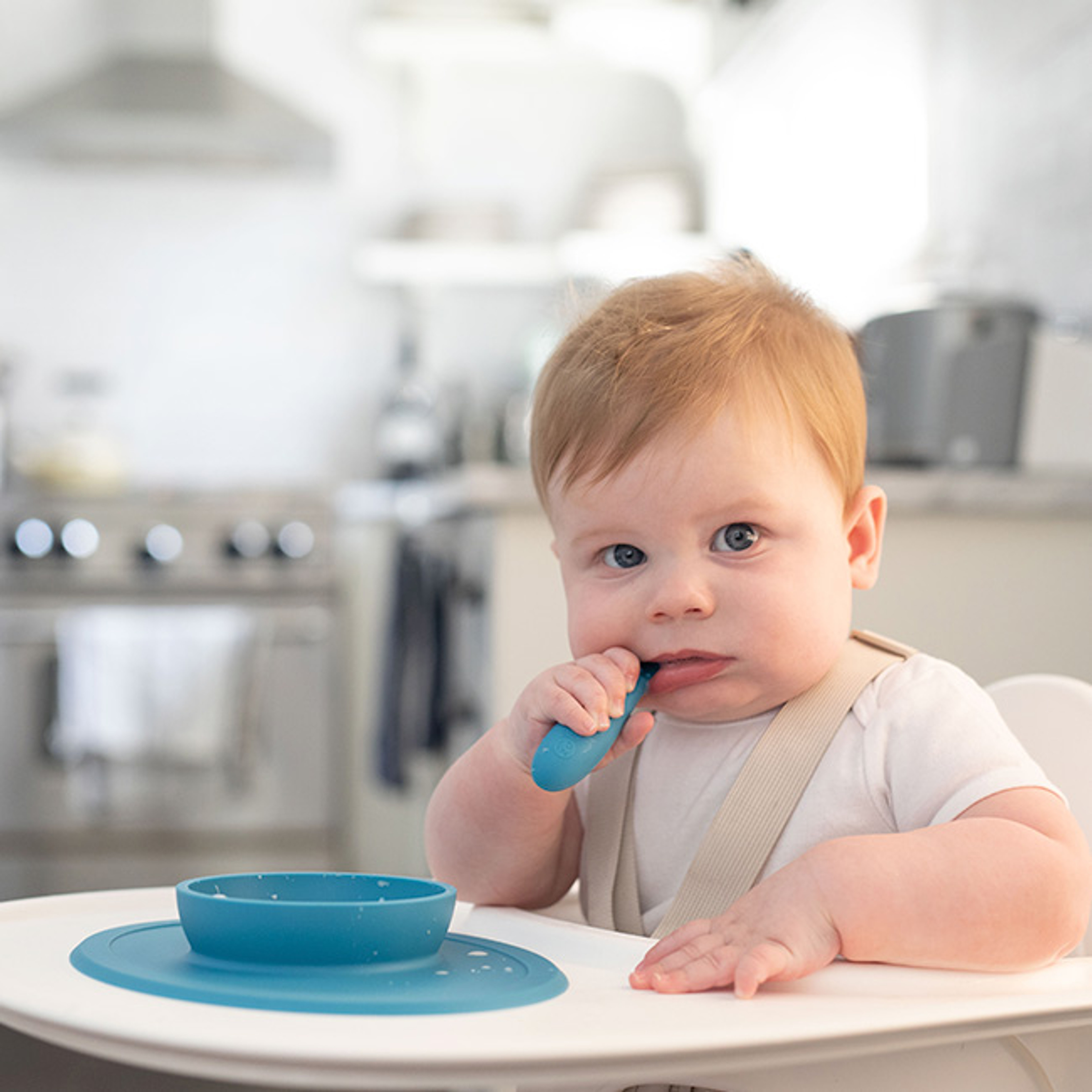 ezpz Primeiro Conjunto de Alimentação Azul3