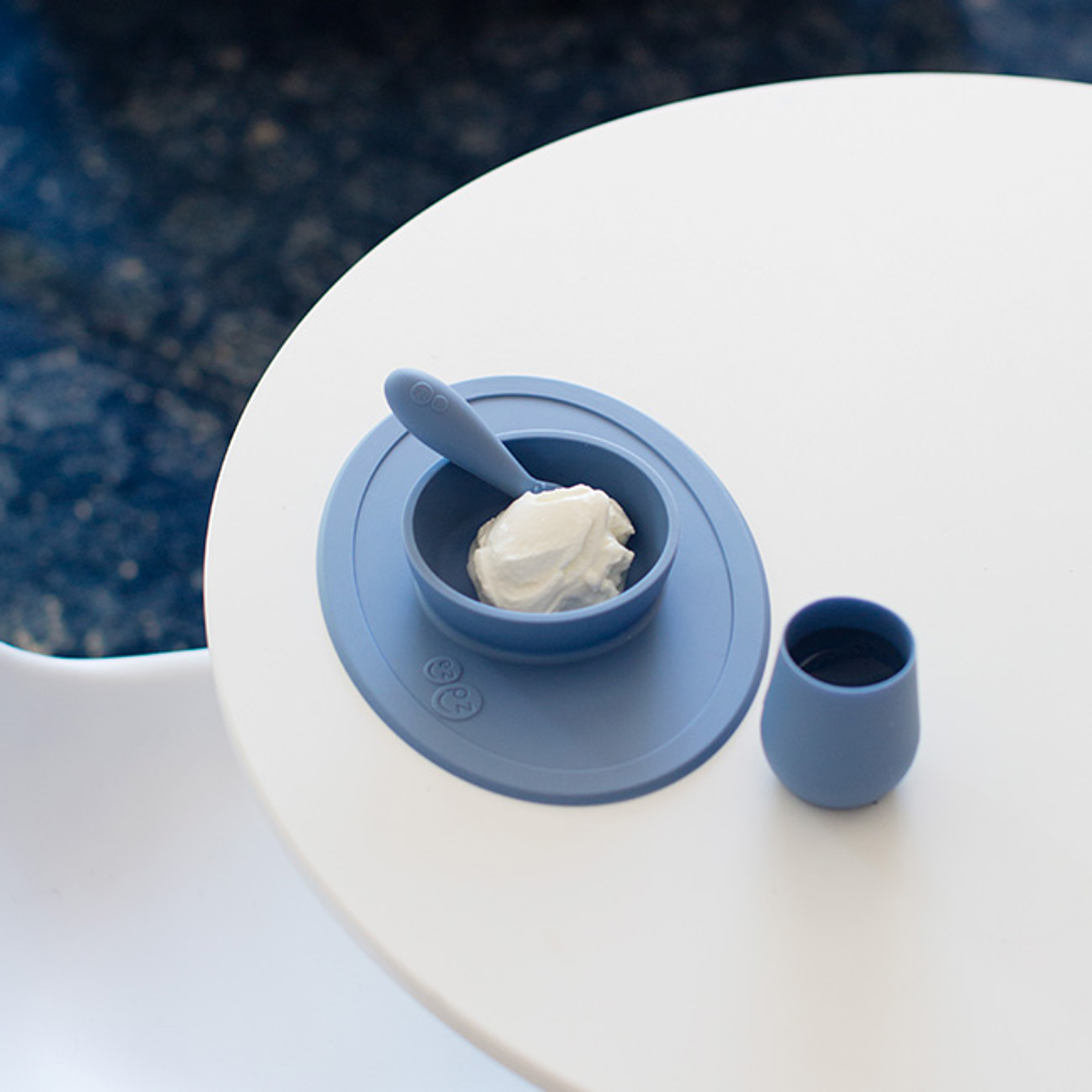 ezpz Primeiro Conjunto de Alimentação Azul Escuro3