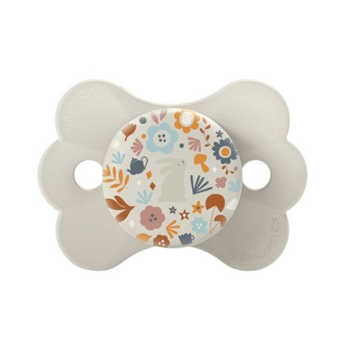 Suavinex SX Pro Physiological Silicone Soother Wonder Butterfly Liberty Beige 0-6M