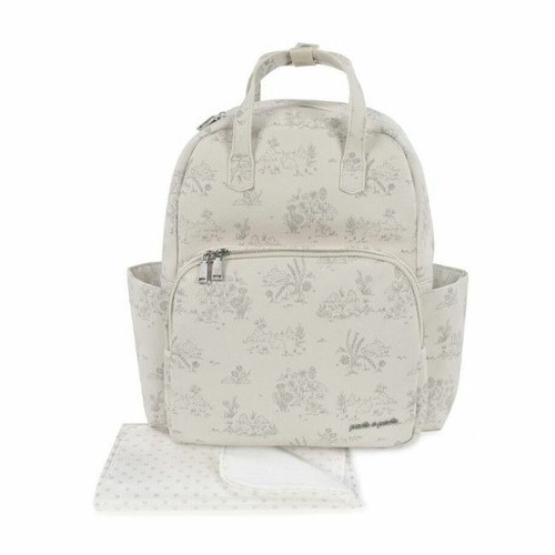 Pasito a Pasito Toile de Jouy Cream Backpack 1120900286
