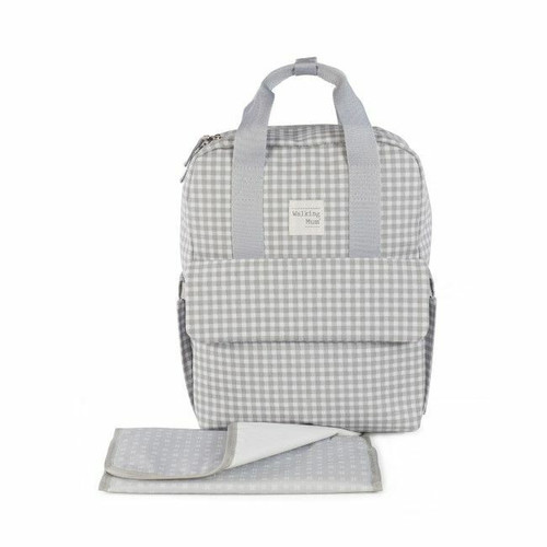 Walking Mum Maternity Backpack I Love Vichy Grey 1120800080