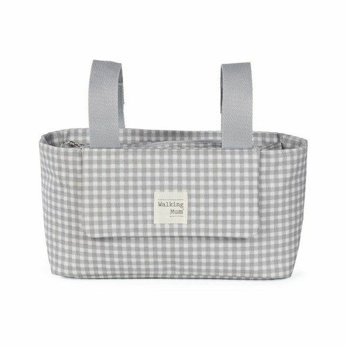 Walking Mum Stroller Organiser I Love Vichy Grey 1120800081