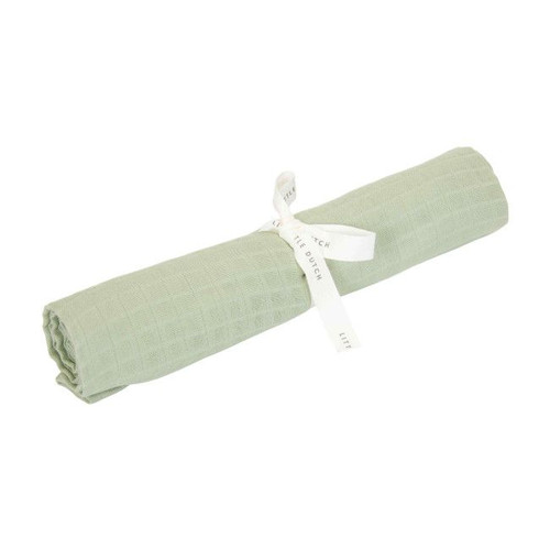 Little Dutch Fralda Musselina 120x120 Sage TE51914036 Little Dutch Muslin Swaddle 120x120 Sage TE51914036