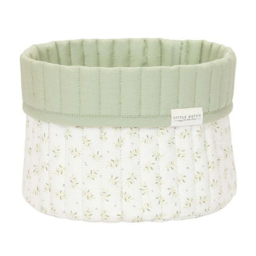 Little Dutch Round Storage Basket 20cm Blueberry Leaves TE30914034