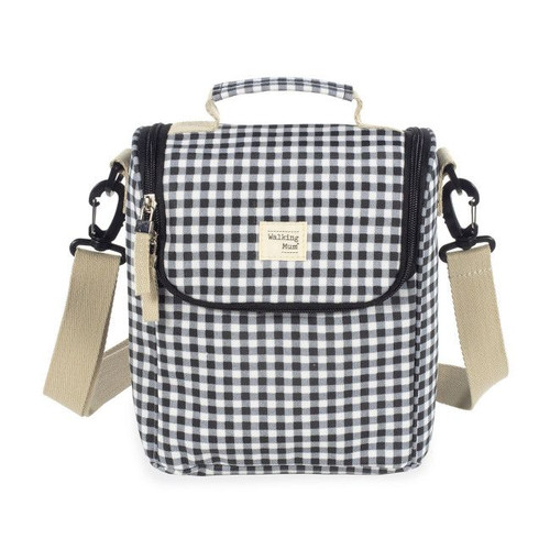 Walking Mum Lancheira Isotérmica I Love Vichy Black 1120800452 Walking Mum Insulated Lunch Bag I Love Vichy Black 1120800452