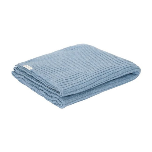 Little Dutch Knitted Blanket 70x100 Pure Denim Blue TE13644035