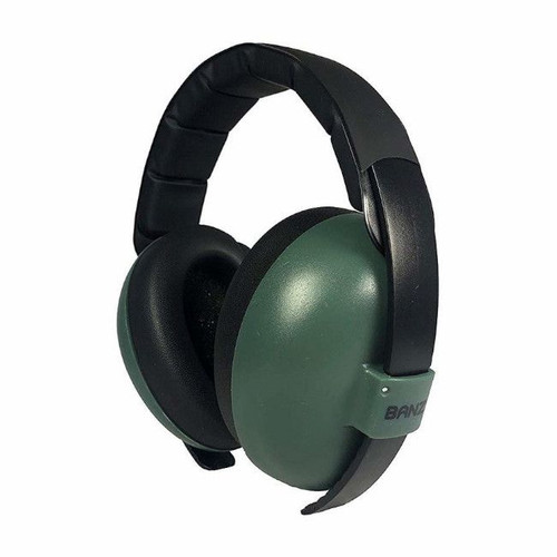 Banz Noise-Cancelling Ear Defenders Dark Green +3M EM062