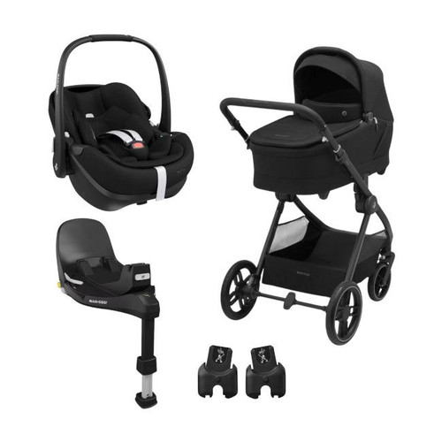 Maxi-Cosi Trio Oxford+ Twillic Black + Pebble 360 Pro2 + FamilyFix 360 Pro