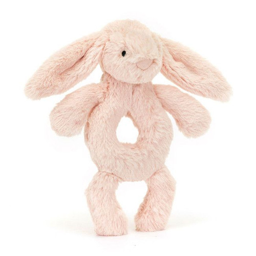 Jellycat Bashful Bunny Rattle Blush +0M BRR4BLU