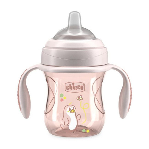 Chicco Training Cup with Handles Pink Penguin +4M 00006911150000