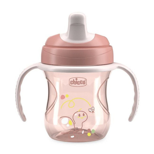 Chicco Training Cup with Handles Pink Turtle +6M 00006921150000