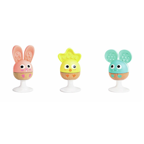 Hape 3 Suction Cup Rattles Animals 0M+ E0123