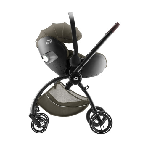 Britax Römer Rio Stroller + BabySafe Pro Lux Infant Car Seat Urban Olive