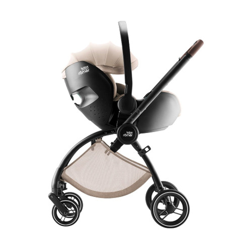 Britax Römer Rio Stroller + BabySafe Pro Infant Car Seat Style Teak