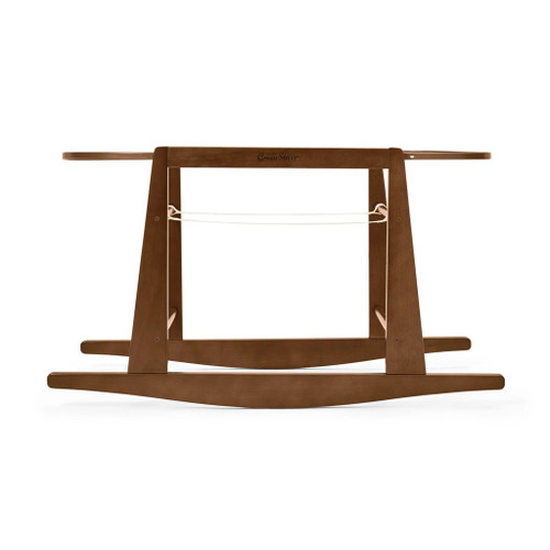 The Little Green Sheep Rocking Moses Basket Stand Walnut FN016D