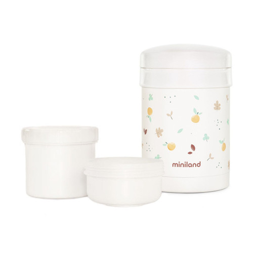 Miniland Termo Sólidos 2 Recipientes 350ml + 200ml Valencia 89575 Miniland Solid Food Thermos 2 Containers 350ml + 200ml Valencia 89575