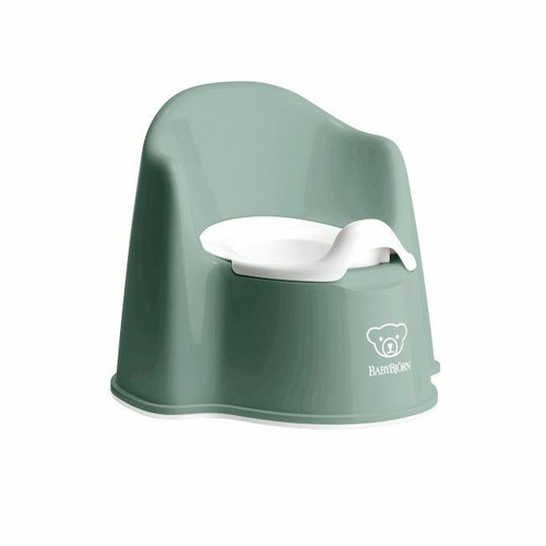 BabyBjörn Potty Chair Deep Green/White 055268