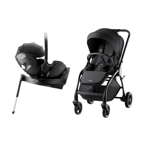 Britax Römer Rio Stroller + BabySafe Pro Infant Car Seat + Vario Style Base Carbon Black