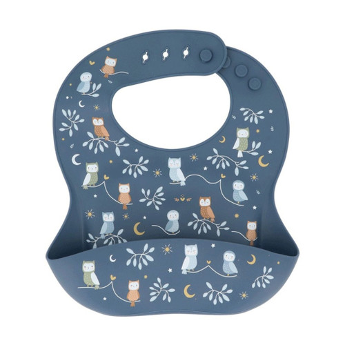 Tutete Silicone Bib with Pocket Magical Forest