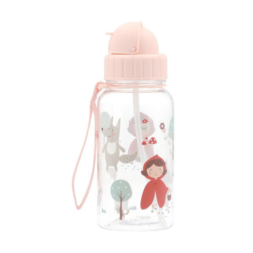 Tutete Garrafa com Palhinha 500ml Capuchinho Vermelho Tutete Straw Bottle 500ml Little Red Riding Hood