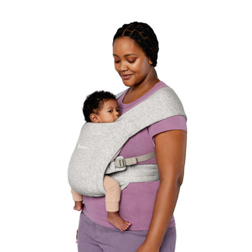 Ergobaby Embrace Soft Knit Baby Carrier Soft Grey EBCEMASFTGRY