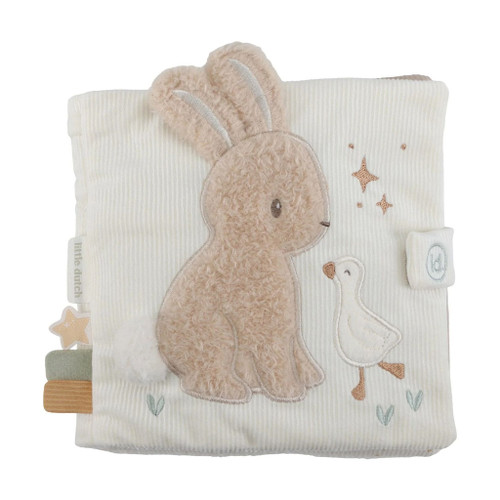 Little Dutch Livro de Atividades Macio Newborn Naturals +0M LD8407 Little Dutch Soft Activity Book Newborn Naturals +0M LD8407