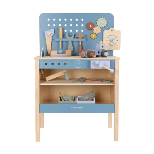 Little Dutch Bancada de Ferramentas em Madeira FSC +3 Anos LD2545 Little Dutch Wooden Tool Bench FSC +3 Years LD2545