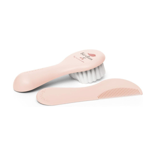 Suavinex Comb & Brush Set Birdies Pink 3162383