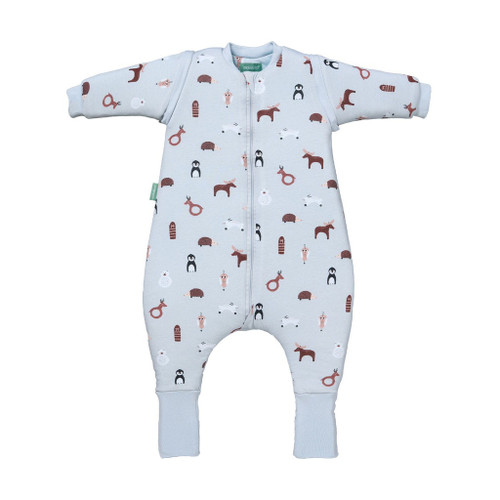 Molis&Co Sleepsuit with Sleeves and Socks TOG 2.5 Winter Animals 60-70cm