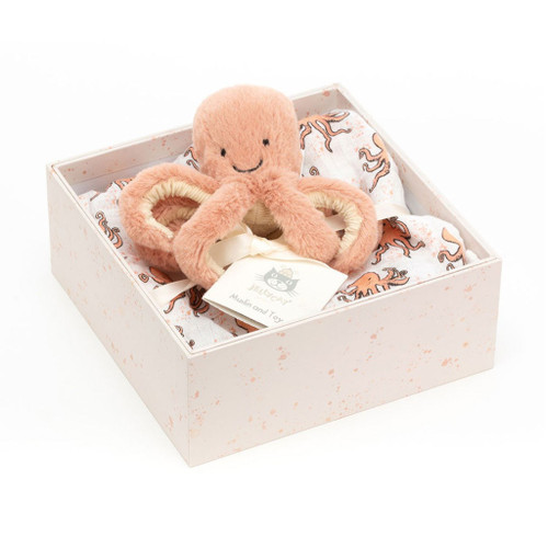 Jellycat Newborn Gift Box Octopus Odell +0M OD2SET